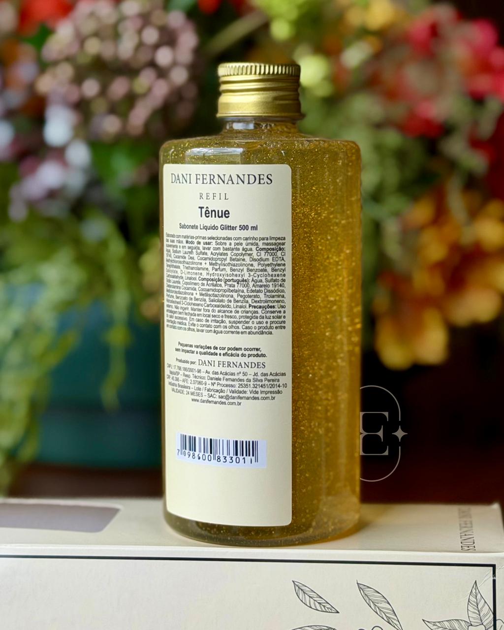 REFIL SABONETE LIQUIDO GLITTER TÊNUE 500ML