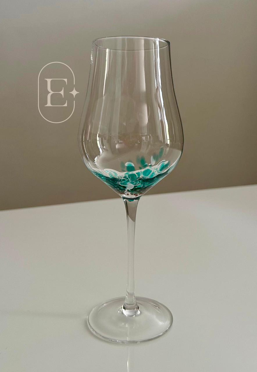 JOGO 02 TAÇAS VINHO 510ml VERDE