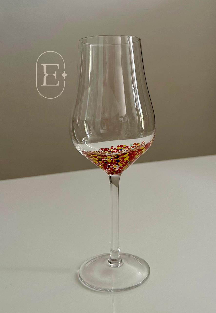 JOGO 02 TAÇAS VINHO 510ml VERMELHA