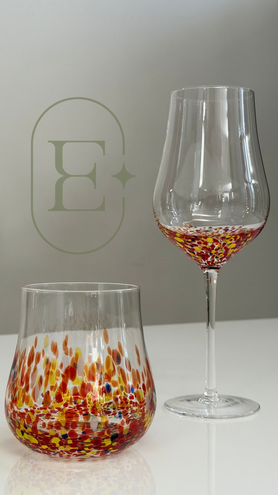 JOGO 02 COPOS BAIXO 450ml VERMELHO