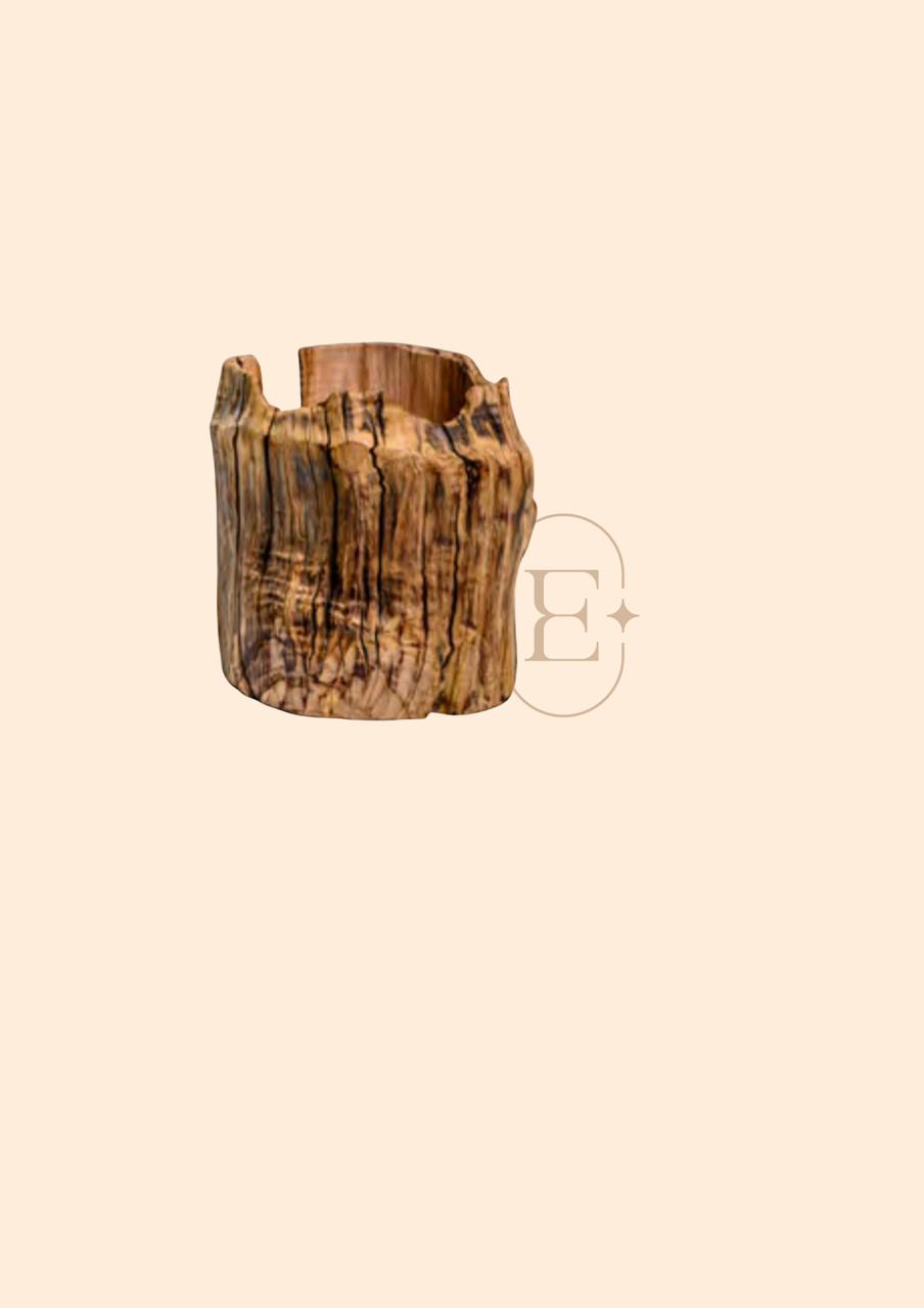 VASO DE MADEIRA RUSTICO JG 03
